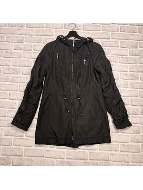 Laundry‎ by Shelli Segal Rain Coat Black Women's S Jacket